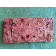 Circular burl wood for resin Size: 3x5x15cm