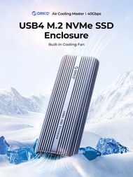 奧睿科 - ORICO USB 4.0 Type-C NVMe M.2 SSD Enclosure 40Gbps Built in Cooling Fan 原裝行貨 二年保用 [ACOM2-U4]