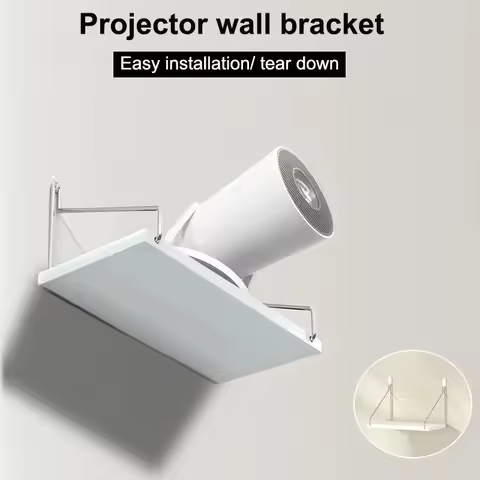 Living Room Wall Mounted Projector Stand No Drilling Required Home Cinema Projector Holder for HY300