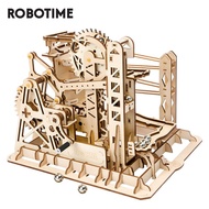 Robotime Marble Runเกม3Dปริศนาไม้รุ่นบล็อกตัวต่อของเล่นสำหรับของขวัญวันเกิดLG503