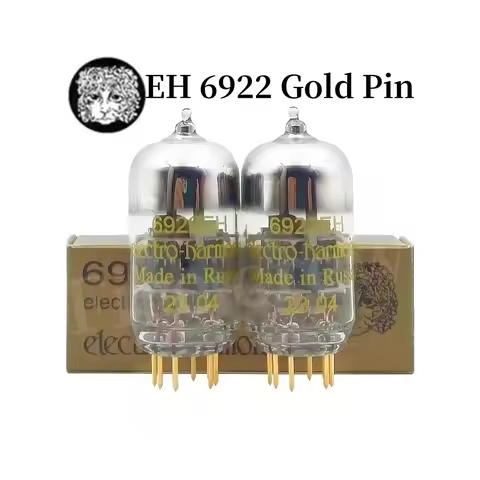 EH Vacuum Tube 6922 Gold Pin Upgrade E88CC ECC88 6DJ8 6N11 7038 6H23n HIFI Audio Valve Electron Tube