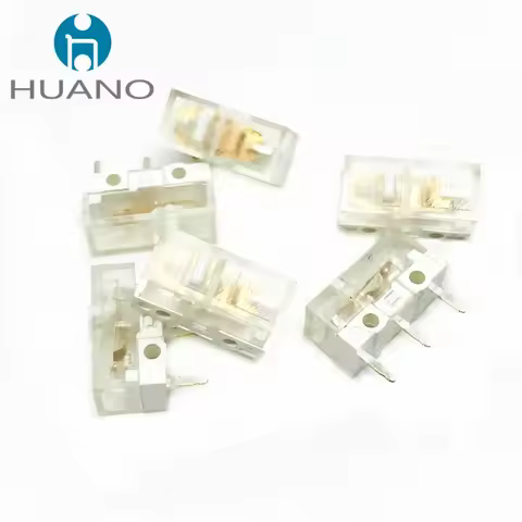 10Pcs-2Pcs New HUANO V2 Transparent White Switch 100 million times button Switches Compatible D2FC-F