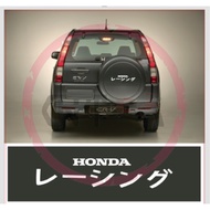 CFS540  Honda OldSchool Crv Cr-V Rd1 Rd2 Rd3 Spare Tyre Stiker Sticker Vinyl Decal Stripes Cermin Depan Belakang Kereta