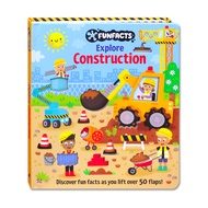 FunFacts Discover the Human Body Solar System Dinosaurs Explore Construction Baby Animals Board Book