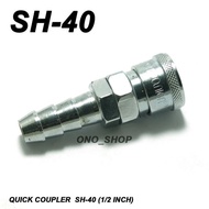 [SH40 Two Touch] Air Quick Coupler BLACKFOOT Air Coupler 40 SH AT.3.5.40SH