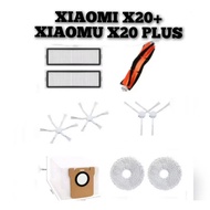 Xiaomi X20+ Xiaomi X20 PLUS Accessories Main Brush Side Brush Hepa Filter Cloth Mop