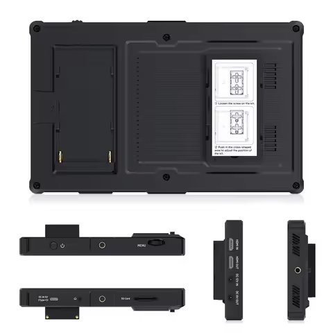 FEELWORLD 4K HDMI 7-Inch DSLR Camera Field Monitor F7 PLUS Touch Screen High Brightness 1200nit 1920