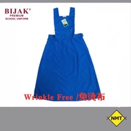 BIJAK--Secondary School Pinafore Girl Uniform Wrinkle Free/Secondary Skirt/Baju Pakaian Sekolah Mene