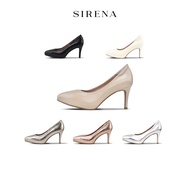 SIRENA รองเท้าหนังแท้ ส้น 3 นิ้ว เสริมหน้า 15mm รุ่น CINDERELLA+PLATFORM 15mm | รองเท้าคัชชูผู้หญิง