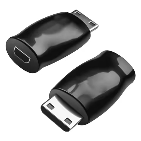 Micro HDMI to Mini HDMI Cable adapter Bi-direction Mini HDMI to Micro HDMI adapter 4K 60Hz