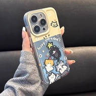 Happy Cartoon Cat Case OPPO Note 70 C71 C75 A5 2025 A5X A3X A5i C75x 14F 14 A3 A3x A5 A60 Reno 12F 1
