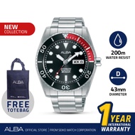 Jam Tangan Pria Alba Automatic Stainless Steel AL4293 Original