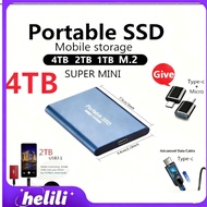 SSD Type-c USB 3.1 hard drives 8TB Portable External Hard Drive Hard Drive Seluler SSD USB 3.0 Porta