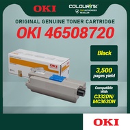 OKI Original Genuine Toner 3.5K Black 46508720 C332dn MC363dn C332 MC363 similar 46508724