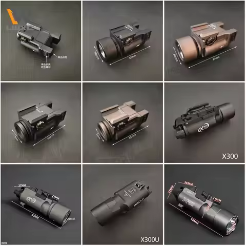 KLESCH-1s K1 GEN.2.0 Tatical Scout Light Flashlihgt 400 Lumen LED Huting Pistol Gun for G17 G19 1911