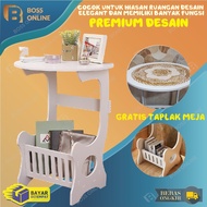 Meja Minimalis Ruang Tamu Gratis Taplak Meja / Meja Minimalis Kecil Kamar &  Meja Bulat Minimalis / 