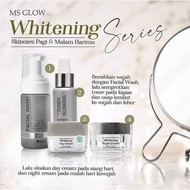 MS GLOW PAKET WHITENING MENCERAHKAN FREE POUCH BPOM  MS GLOW SEPAKET WHITENING SERIES