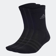 adidas Lifestyle & Basketball Cushioned Crew Socks 3 Pairs Unisex Black IA3950
