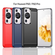 Anti-Cracking Casing For Huawei P60 P50 Pro P40 Pro+ P20 P30 Pro P10 Plus P50E P20 P30 P40 Lite Nova 7i 3i 3e 4e 6SE 6 SE Honor 20S Soft Carbon Phone Case