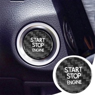 Carbon Fiber Push Start Button Cover Compatible with Lexus IS200T IS250 IS300 IS350 RCF RC200T RC300