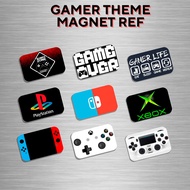 GAMER THEME AFFORDABLE AND QUALITY MAGNET REF ATM SIZE FRIDGE MAGNET MAGNETIC STICKER