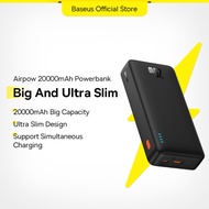 Baseus Airpow 20W Power Bank 20000mAh Fast Charge Powerbank for iPhone 15/14/13/12 Xiaomi batterie e