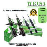 HONDA STEPWAGON RP1 RP3 depan FRONT / belakang REAR 100% BRAND WEISA SHOCK ABSORBER