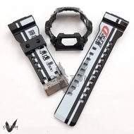 (Vcustom) G8900 CUSTOM PRINTING " INITIAL D " BAND AND BEZEL WATCH STRAPS
