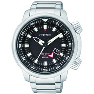 Karnvera Shop CITIZEN Eco Drive  นาฬิกาข้อมือผู้ชาย สีเงิน สายสเตนเลส รุ่น BJ7080-53E