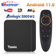 Tanix W2 Smart TV Box Android 11 Amlogic S905W2 2GB 16GB AV1 HDR10  HD Media Player Bluetooth Dual Wifi  4K Set Top Box