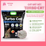 Turbo Cat Bentonite 20L Cat litter is super clumping, quickly deodorizes strongly and has little dus