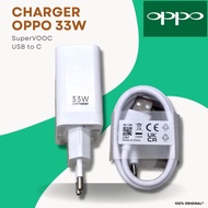 Charger Oppo 33 Watt SuperVOOC USB to C Original 100%