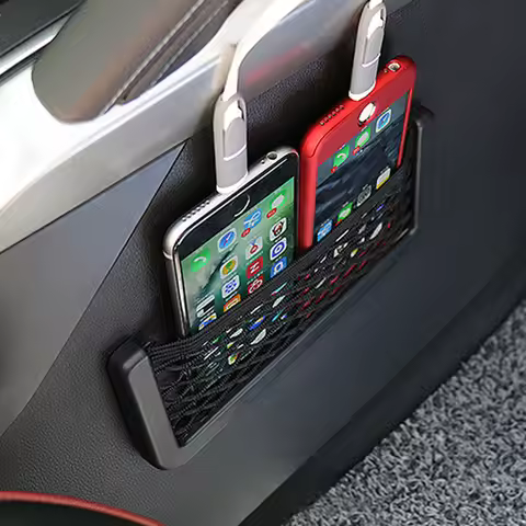 1x Car Net Storage Bag box Sticker For Audi A4 B5 B6 B8 A6 C5 C6 A3 A5 Q3 Q5 Q7 BMW E46 E39 E90 E36 