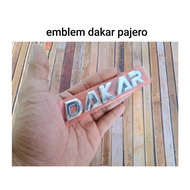 Pajero dakar emblem / pajero dakar chrome dakar emblem