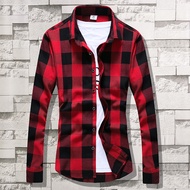 Áo sơ mi Sơ mi nam chất liệu Cotton it nhăn ít nhàu ko phai màu chất vải co giãn nhẹ Vải caro tạo đi