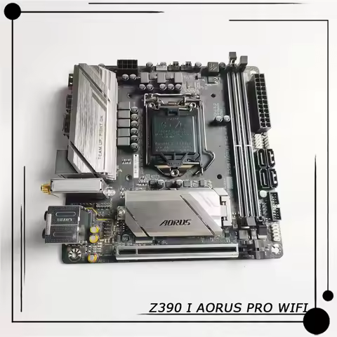 For Gigabyte LGA 1151 DDR4 32GB PCI-E 3.0 Mini-ITX Desktop Motherboard Z390 I AORUS PRO WIFI