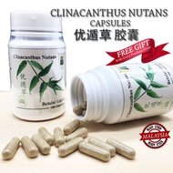 ( 100 capsules ) CLINACANTHUS NUTANS CAPSULE 优遁草 胶囊 BELALAI GAJAH