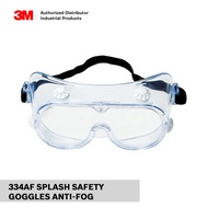 3MTM SPLASH SAFETY GOGGLES ANTI-FOG 334AF