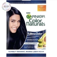Garnier Color Naturals Ultra Color 3.1 Midnight Blue /Biru Gelap/ Blue Black Pewarna Rambut Sachet