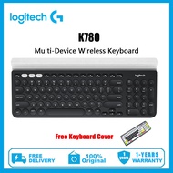 Logitech K780 Multi-Device Wireless Keyboard for Windows, Apple android or Chrome, Wireless 2.4GHz and Bluetooth, Quiet, PC/Mac/Laptop/Smartphone/Tablet