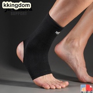 KKINGDOM Ankle Brace, Black Nylon Ankle Support,  M/ L/ XL Achilles Tendon Brace Foot Sprain