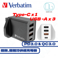 4 端口 30W PD &amp; QC 3.0 USB 充電器｜66892｜黑色｜