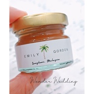 100 btl Kaya Doorgift Mini Kaya with Custom label wedding doorgift event Doorgift