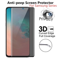 Privacy Anti-Spy Tempered Glass Samsung S22 Ultra/S22 Plus/Note 10plus/pro/Note 20 ultra/Note 10/10 Pro/10 Plus/Note 9 8 Full Cover Protective Screen Protector