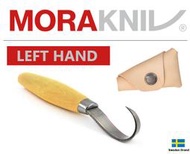 Morakniv瑞典莫拉刀WoodCarving Hook 164&lt;左手&gt;彎弧型雕刻工具附保護皮套【Mor13386】