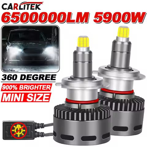 3D 360 H7 H11 LED Headlights 5900W High Power Canbus Led HB3 9005 6000K HB4 9006 9012 HIR2 D2S/R 430