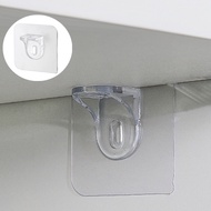 Transparent Acrylic Self Adhesive Book Shelves Clips Shelf Support Peg Partition Holder for Kitchen Cabinet Closet Bracket Clapboard Layer