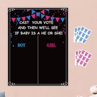 [whfashionkk] Gender Reveal Games, Gender Reveal Voting Game, Classic, for Babies, Gender