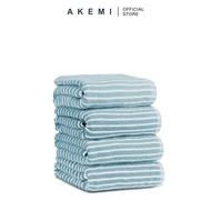 AKEMI Home Wellness Stripes Cotton Bath Towel (68cm x 138cm)