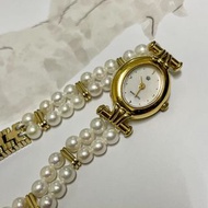 MIKIMOTO 貝母盤珍珠錶